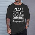 Book Reader Bookworm Plot Twist I'm Pregnant T-Shirt Gifts for Him Book Reader Bookworm Plot Twist I'm Pregnant T-Shirt Gifts for Him