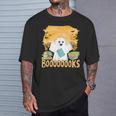 Book Reading Club Halloween Book Lovers Spooky Librarians T-Shirt Gifts for Him