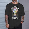 Book Reading Is My Favorite Sport Book Lover T-Shirt T-Shirt Gifts for Him