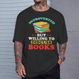 Book Reading Introverted But Willing To Discuss Books T-Shirt Gifts for Him