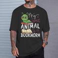 Book Reading My Spirit Animal Is A Bookworm T-Shirt Gifts for Him