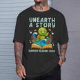 Book Sea Turtle Summer Reading 2026 Unearth a Story T-Shirt Gifts for Him