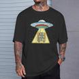 Book Shelf Ufo Abduction T-Shirt Gifts for Him Book Shelf Ufo Abduction T-Shirt Gifts for Him