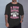 A Book Worth Banning Is A Book Worth Reading Librarian T-Shirt Gifts for Him