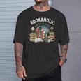 Bookaholic Addicted To Reading Book Lovers Literacy T-Shirt Gifts for Him Bookaholic Addicted To Reading Book Lovers Literacy T-Shirt Gifts for Him