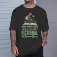 Bookish Fictional Character Book Lover T-Shirt Gifts for Him Bookish Fictional Character Book Lover T-Shirt Gifts for Him