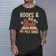 Books & My Milk Snake Owner Milk Snake Lover Milk Snakes T-Shirt Gifts for Him