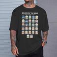 Books Of The Bible New Testament Christian Bible Reader T-Shirt Gifts for Him Books Of The Bible New Testament Christian Bible Reader T-Shirt Gifts for Him