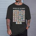 Books Of The Bible Old Testament Christian Bible Reader T-Shirt Gifts for Him Books Of The Bible Old Testament Christian Bible Reader T-Shirt Gifts for Him