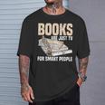 Books Are Just TV For Smart People Librarian Library T-Shirt Gifts for Him