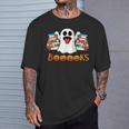 Books Lovers Boo Scary GhostShirt T-Shirt Gifts for Him