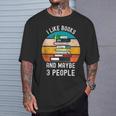 I Like Books And Maybe 3 People Vintage Retro Book Lover T-Shirt Gifts for Him