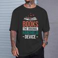 Books The Original Handheld Device T-Shirt Gifts for Him Books The Original Handheld Device T-Shirt Gifts for Him