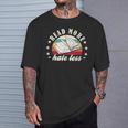 Books Read More Hate Less Book Lover T-Shirt Gifts for Him