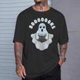 Books Reader Creepy Horror On Halloween Ghost Reading T-Shirt Gifts for Him