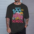 Books School Backpack Student Teacher 100 Days Of School For Men Women Kids T-Shirt Gifts for Him