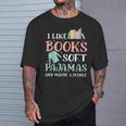 I Like Books Soft Pajamas And Maybe 3 People Book Pajama T-Shirt Gifts for Him I Like Books Soft Pajamas And Maybe 3 People Book Pajama T-Shirt Gifts for Him