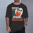 Books Are Spook-Tacular Halloween Bookworm Book Reading T-Shirt Gifts for Him Books Are Spook-Tacular Halloween Bookworm Book Reading T-Shirt Gifts for Him