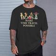 Books Make Time Travel Possible Book Reader T-Shirt Gifts for Him