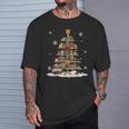 Bookshelf Christmas Tree Books For Book Lovers And Librarian T-Shirt Gifts for Him Bookshelf Christmas Tree Books For Book Lovers And Librarian T-Shirt Gifts for Him