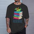 Bookworm Easily Distracted By Dragons And Books Reader T-Shirt Gifts for Him Bookworm Easily Distracted By Dragons And Books Reader T-Shirt Gifts for Him