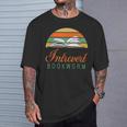 Bookworm Introvert Fun Book Lovers Reading T-Shirt Gifts for Him