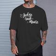 Bookworm Shirt For Book Lover Don't Judge a Book T-Shirt Gifts for Him