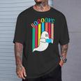 Booooks Boo Books Halloween Librarian Reading Lover Bookworm T-Shirt Gifts for Him