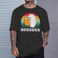Booooks Funny Halloween Ghost Books For Bookworm Readers T-Shirt Gifts for Him Booooks Funny Halloween Ghost Books For Bookworm Readers T-Shirt Gifts for Him