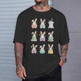 Bunny Reading Books Easter Day Cute Rabbit Librarian Teacher T-Shirt Gifts for Him Bunny Reading Books Easter Day Cute Rabbit Librarian Teacher T-Shirt Gifts for Him