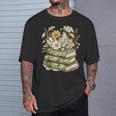 Camo Floral Books Wildflower Botanical Reading Lover T-Shirt Gifts for Him Camo Floral Books Wildflower Botanical Reading Lover T-Shirt Gifts for Him