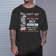 You Can't Buy Happiness But You Can Buy Books T-Shirt Gifts for Him