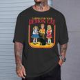Caring For Your Evil Cat Retro Dark Humor Book Cover T-Shirt Gifts for Him Caring For Your Evil Cat Retro Dark Humor Book Cover T-Shirt Gifts for Him