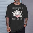 Cat & Book Lover Easily Distracted By Cats And Books For Men Women Kids T-Shirt Gifts for Him Cat & Book Lover Easily Distracted By Cats And Books For Men Women Kids T-Shirt Gifts for Him