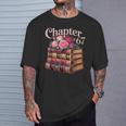 Chapter 67 Floral Book Stack T-Shirt Gifts for Him