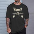 Chihuahua Reading Book Sunglasses Vintage Graphic T-Shirt Gifts for Him