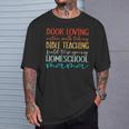 Christian Women Retro Homeschool Mama Book Loving Field Trip T-Shirt Gifts for Him
