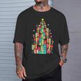 Christmas Book Tree Holiday Loves Reading Bookworm T-Shirt Gifts for Him Christmas Book Tree Holiday Loves Reading Bookworm T-Shirt Gifts for Him