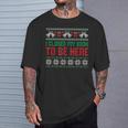 I Closed My Book To Be Here T-Shirt Gifts for Him