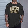 Coffee And Books I Love Them Both Book Coffee Lover T-Shirt Gifts for Him
