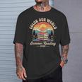 Color Our World Summer Reading 2025 Cute Book Wildflowers T-Shirt Gifts for Him