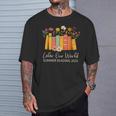 Color Our World Summer Reading 2025 Floral Cute Book Lover T-Shirt Gifts for Him Color Our World Summer Reading 2025 Floral Cute Book Lover T-Shirt Gifts for Him