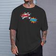 Comic Book POW Shirt BOOM Retro Superhero Costume T-Shirt Gifts for Him Comic Book POW Shirt BOOM Retro Superhero Costume T-Shirt Gifts for Him