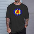Comic Book Style Monogram Initial Letter A Superhero T-Shirt Gifts for Him Comic Book Style Monogram Initial Letter A Superhero T-Shirt Gifts for Him
