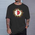 Comic Book Style Monogram Letter D For Boys Girls Women Men T-Shirt Gifts for Him Comic Book Style Monogram Letter D For Boys Girls Women Men T-Shirt Gifts for Him