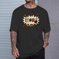 Comic Book Swear Bubble Pop Art Explosion Humor T-Shirt Gifts for Him
