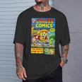 Comic Reader Comic Book Merch Vintage Reading Comic Books T-Shirt Gifts for Him