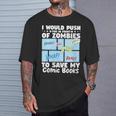 Comics Collecting Book Collector Guide Comics Lover T-Shirt Gifts for Him Comics Collecting Book Collector Guide Comics Lover T-Shirt Gifts for Him