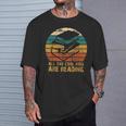 All The Cool Kids Are Reading Books T-Shirt Gifts for Him