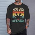 All The Cool Kids Are Reading Retro Book Lovers Reader Nerd T-Shirt Gifts for Him All The Cool Kids Are Reading Retro Book Lovers Reader Nerd T-Shirt Gifts for Him